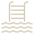 Accès à la terrasse de la piscine​